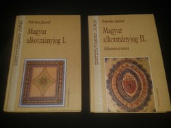 Petrétei József: Magyar alkotmányjog I - II Bp.-Pécs, 2009, Dialóg Campus.
