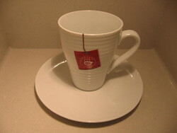 Teekanne fehér porcelán,tea  filter mintás szett