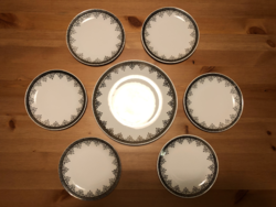 Moritz Zdekauer (MZ) Corinna csehszlovák porcelán 6 személyes tál készlet