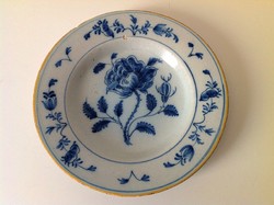 MUZEÁLIS FAJANSZ TANYÉR - DELFT 1730 - 1750