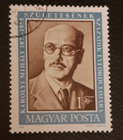 1973. 100 éve született Károlyi Mihály  pecsételt (A/9/6)