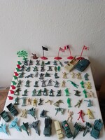 Retro War-themed Plastic Soldier Set, including Tanks, Jeeps, Planes, and More, Approx. 360 pcs