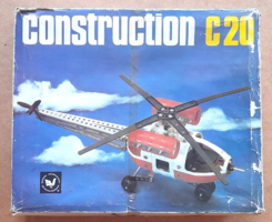 Retro fém Construction C20 építőkészlet