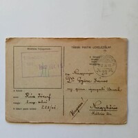 D204008 Tábori postai levelezőlap - TP 23 -  1942  Dr. Györe János ny.gimn. ig. úrnak  Nagykőrös
