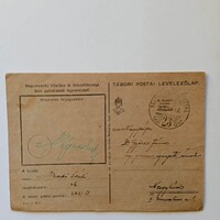 D204006 Tábori postai levelezőlap - TP 23 -  1942  Dr. Györe János ny.gimn. ig. úrnak  Nagykőrös