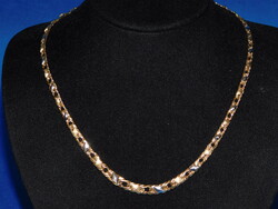 Arany női 14k kétszínű nyakék  11.6 gr