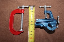 2 db miniatűr szerszám szorító satu