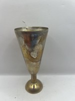 Alpakka ivó kehely, antik, 14 x 7 cm-es nagyságú. 7979