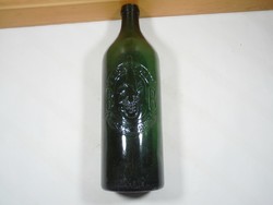 Retro Budafoki Wine Bottling Company Glass Bottle MNOSZ 1 Liter