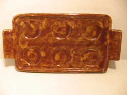 Ceramic Tray for Fruit Brandy Glasses