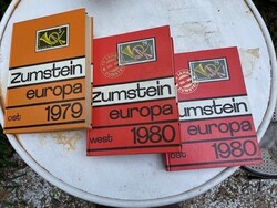 Bélyegkatalógus Briefmarken-katalog Zumstein - West - Ost Europa 1980, Ost Európa 1979.