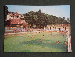 Postcard, Sikonda, spa, beach, pool view, detail, 1979-