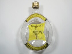 Retro Glass Bottle Hungaria Pear Liqueur Export Monimpex Budapest