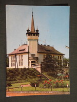 Képeslap,Sátoraljaújhely,Borpincészet látkép,részlet, 1973-