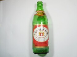 Retro Gold Ászok beverage bottle - Kőbányai Sörgyár Rt. - from the 1990s 0.5 liter