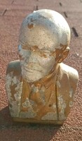 Lenin bronzírozott szobor - mellszobor