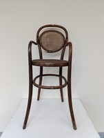 Antik Thonet bútor gyerek etető szék gyermek ülőke felújításra 653