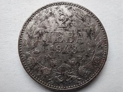 Bulgária III. Borisz (1913-1943) 2 Leva 1943