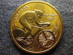 Ausztrália XXVII. Nyári Olimpia 2000 Sydney Kerékpározás 5 Dollár 2000 BU