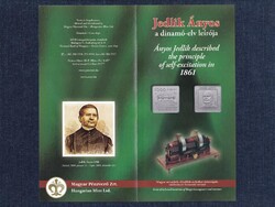 Jedlik Ányos 1861-ben leírja a dinamó elvét réz-nikkel 1000 Forint 2011 prospektus