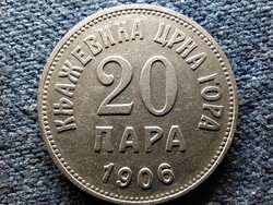 Montenegró I. Miklós (1860-1918) 20 para 1906