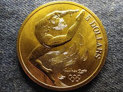 Ausztrália XXVII. Nyári Olimpia Sydney Gimnasztika 5 Dollár 2000 BU