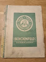 Festészeti termékek katalógusa 1937-ből, német nyelvű füzet, árkatalógus, művész kellék katalógus