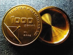 Üzenet érme 1000 Forint 2002 BP BU