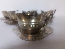 Wiener Jugendstil hoffmann hans ofner argentor tea set Viennese Art Nouveau
