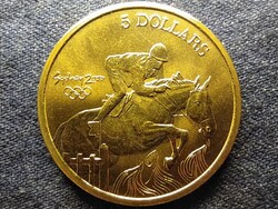 Ausztrália XXVII. Nyári Olimpia 2000 Sydney Díjugratás 5 Dollár 2000 BU