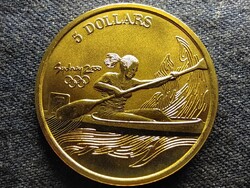 Ausztrália XXVII. Nyári Olimpia Sydney Kenuzás 5 Dollár 2000 BU