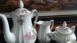 Német Roschütz porcelán kávés készlet