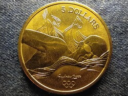 Ausztrália XXVII. Nyári Olimpia 2000 Sydney Vízi sportok 5 Dollár 2000 BU