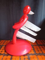 Pop art Raffaele Iannelo Red Voodoo  késblokktartó / Vintage Decor