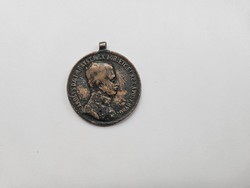 Bronz Vitézségi érem , kitüntetés IV. Károly