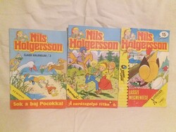 Nils Holgerson képregények 3 db együtt!!!