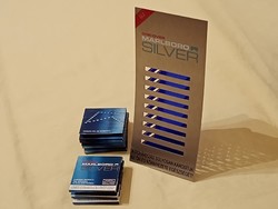 Gyufa tartó kínáló MARLBORO SILVER reklám reklámtárgy
