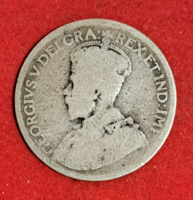 Kanada .925 ezüst 25 Cent  V. György király (1911 - 1936) (2039)