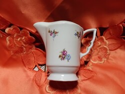 Antique Hollóházi elf porcelain, cream pitcher