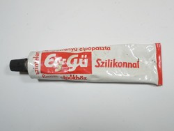 Retro Eg-Gü magasfényű cipőpaszta krém fém tubus - NDK gyártmány