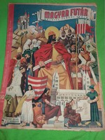 Antik 1943. augusztus 18 MAGYAR FUTÁR ( Rajniss ) II. VH képes hetilap A / 3 méret a képek szerint