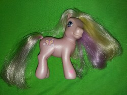 Gyönyörű minőségi HASBRO Dús szőkés lila sörényes My Little Pony lovacska 16 cm a képek szerint 3.