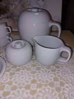 Alföldi Saturnus porcelán fehér, csak a  tejszínes kancsó van meg már!!!