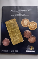 The Pre-Long Beach Auction of United States Katalógus 2022 február