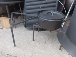 Öntöttvas Dutch Oven Holland Grill  bogrács lábas öntöttvas edény