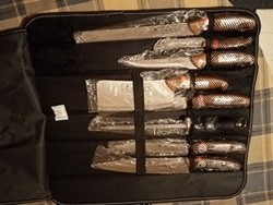 Kézzel készült Silver Royal Profiline SG profi szakácskéskészlet
