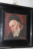 Antik szignált festmény 206