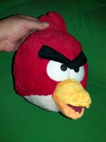 Retro eredeti ANGRY BIRDS - piros mérges madár plüssfigura 22 cm a képek szerint