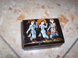 Small Inner Mirror Box with Mother-of-Pearl Inlay