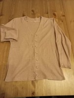 Női mályva pamut kardigán S